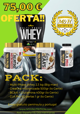 Pack Ganancia masa muscular